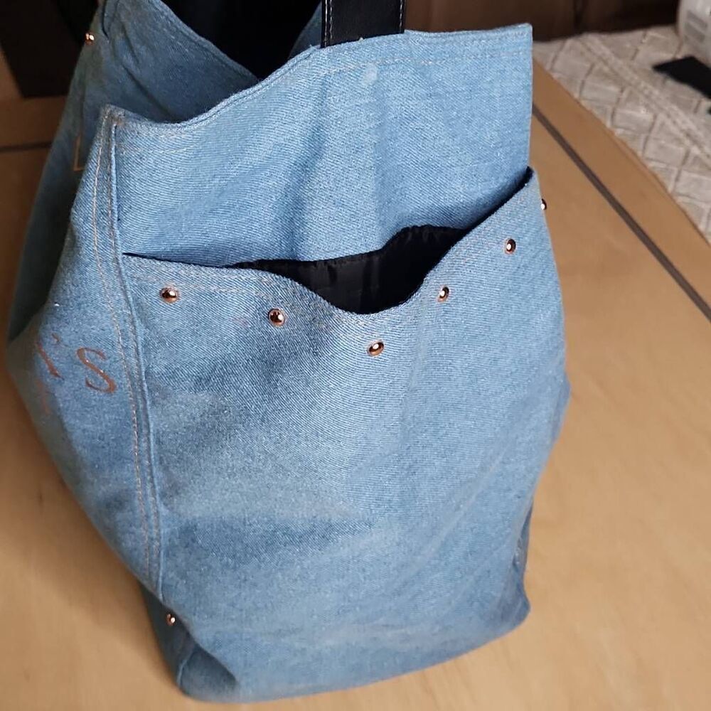 Victoria's Secret denim large tote - Picture 4 of 9